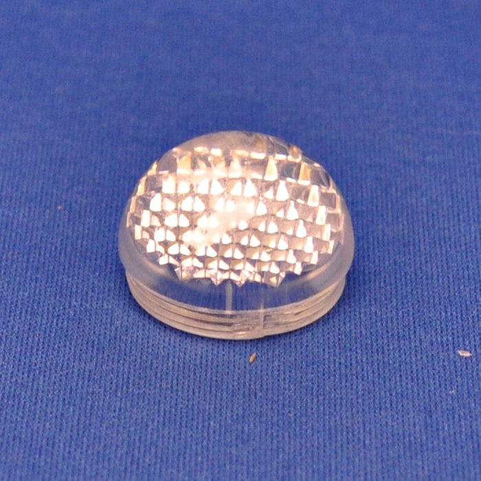 Clear full moon plastic bumper guide lens