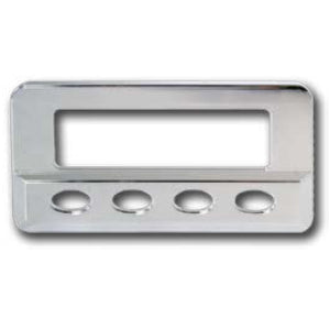 Kenworth 2006+ / Peterbilt 2006+ chrome plastic CAT engine dash display cover