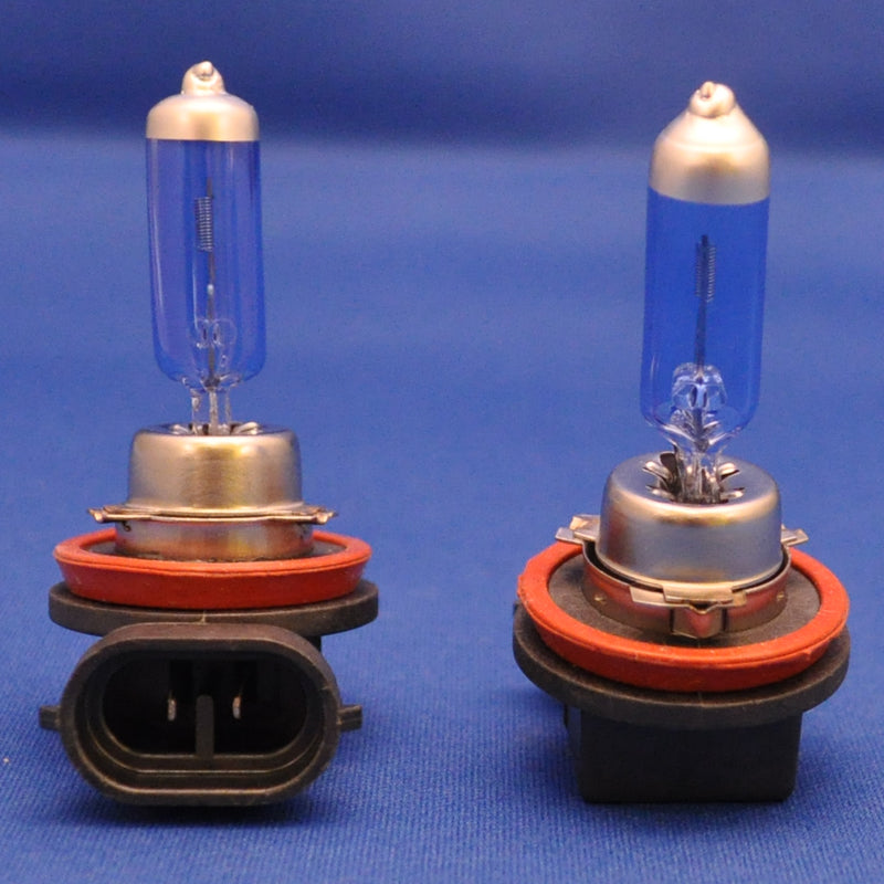 #H11 halogen headlight bulb - PAIR, Icy Blue - 100 watts