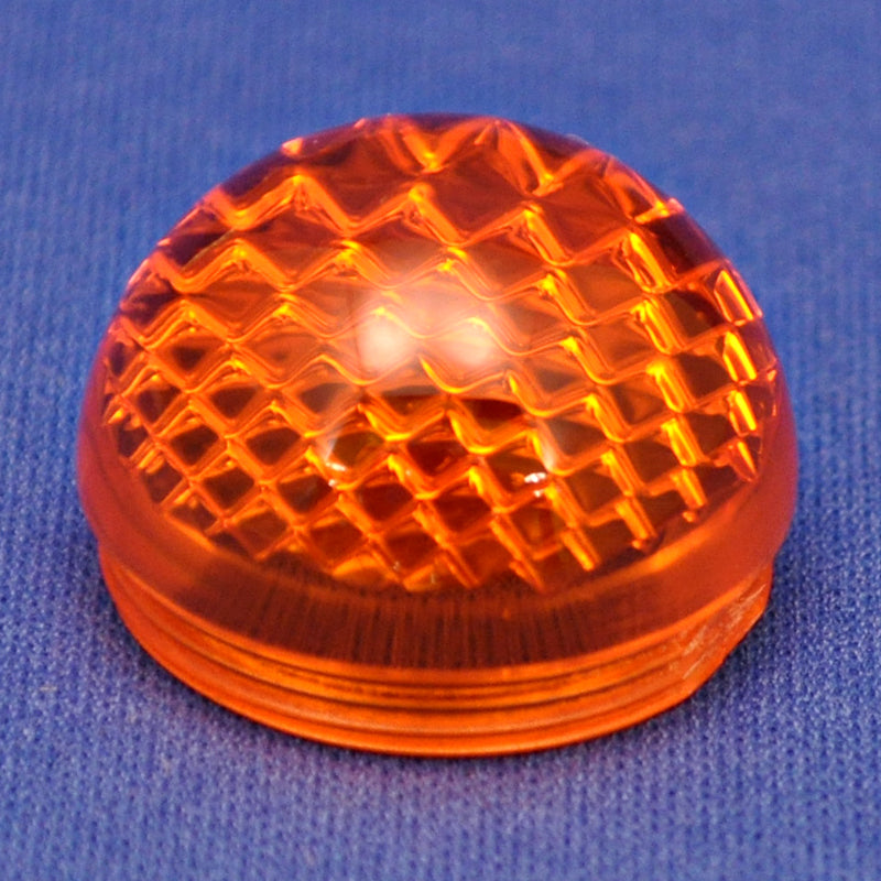 Amber full moon plastic bumper guide lens