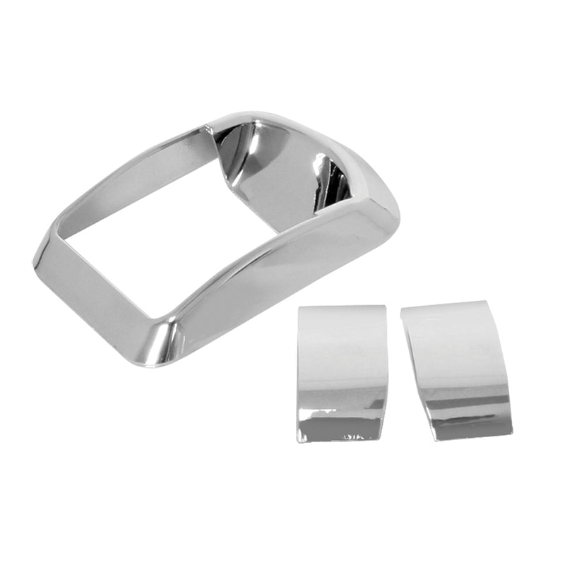 Kenworth W900/T660 chrome plastic door window dual switch cover