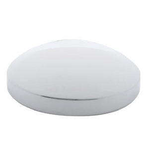 Stainless steel 8" diameter rear hubcap with 1" lip - dome