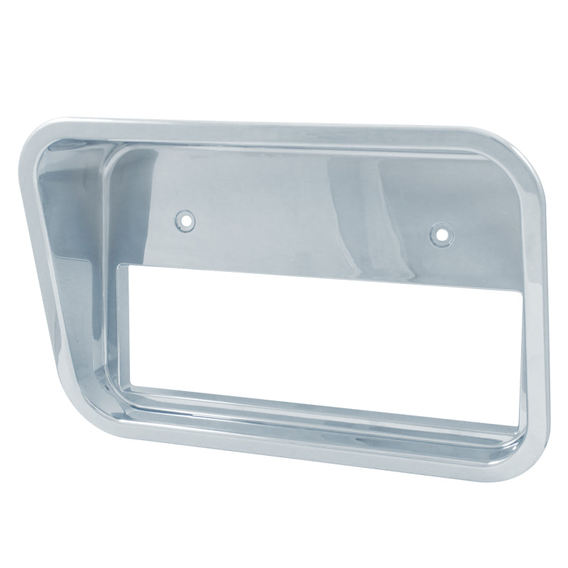 Freightliner Cascadia 2007+ chrome plastic CB radio cubby hole insert