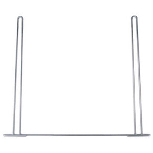 24" x 21" stainless steel anti-sail mudflap holder