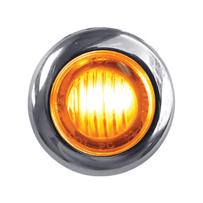 One Button Blue Led Dual Revolution Amber/Blue 1