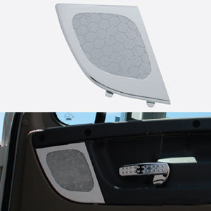 Freightliner Cascadia chrome plastic door speaker cover - SINGLE