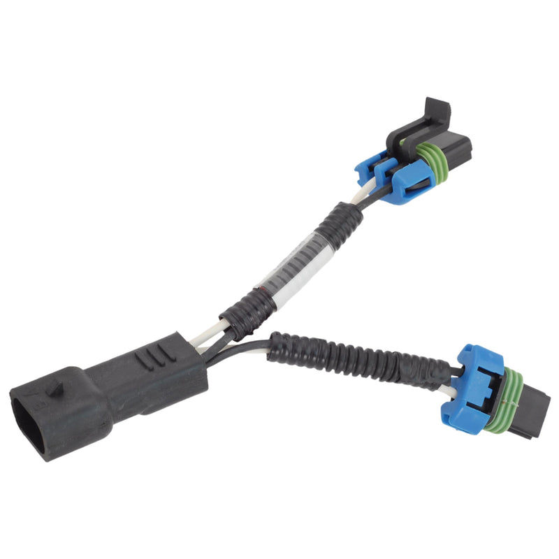 "Y"-style packard plug quick-connect harness - 1 male, 2 female ends