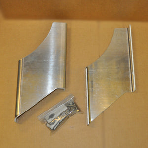 Freightliner Classic aluminum battery OR tool box step mounting brackets