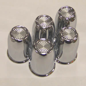 Vortex 30mm diameter chrome plastic push-on frame bolt cover