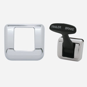 Freightliner Century chrome plastic trailer brake handle surround