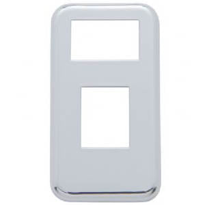 International chrome plastic panel lights dash switch cover
