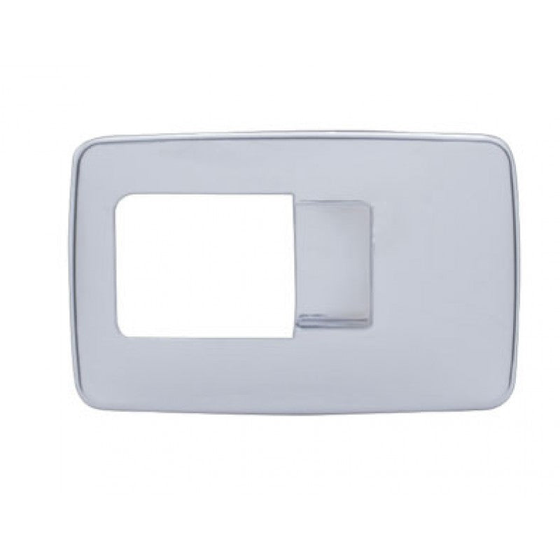 International chrome plastic glove box lever surround