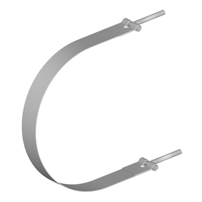 Peterbilt stainless steel air tank straps - PAIR, 8-1/4" diameter