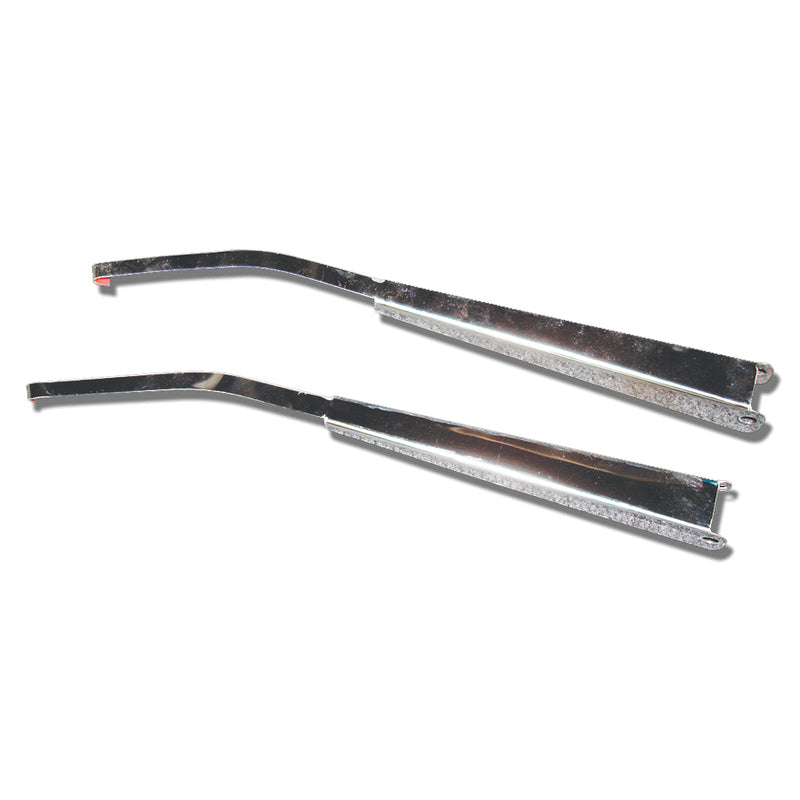 Peterbilt 379 / 388 / 389 stainless steel windshield wiper arm cover - PAIR