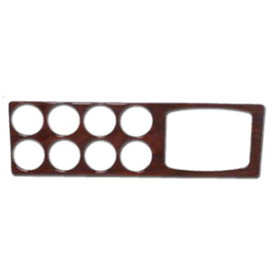 Kenworth T660/W900 2006+ plastic wood look right gauge panel trim w/GPS cutout