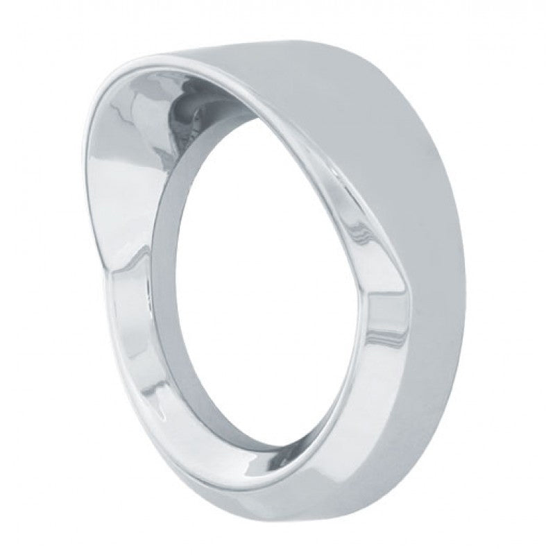 Freightliner Cascadia 2008-2017 chrome plastic small gauge cover w/visor