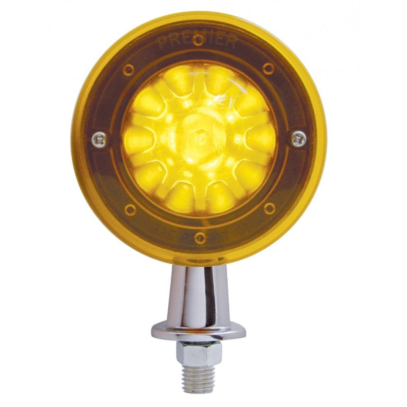 Amber 13 diode LED honda marker light with 1-1/8" arm