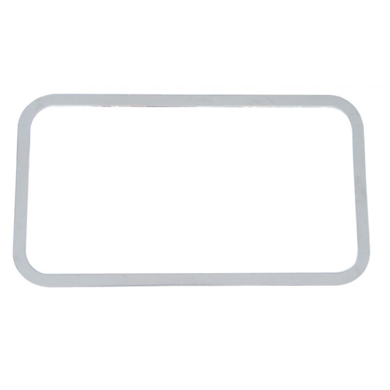 Peterbilt stainless steel rear sleeper window trim