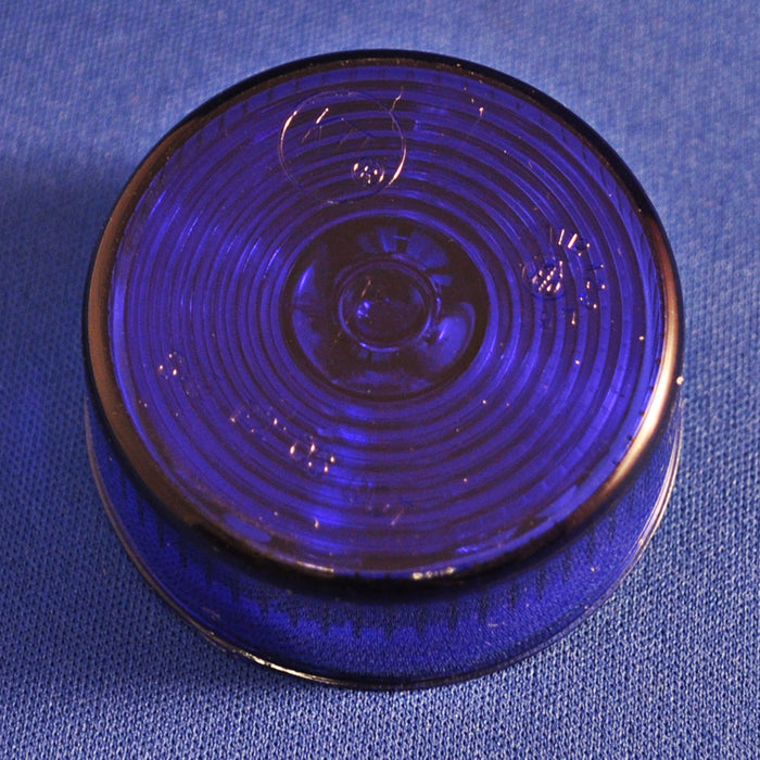 Blue 2" round 9 diode LED marker/clearance light