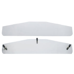 14" chrome bottom plate w/3 welded studs