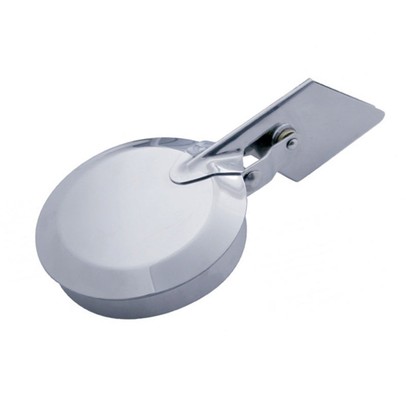 Stainless steel rain cap for straight-cut exhaust stacks - 6" diameter