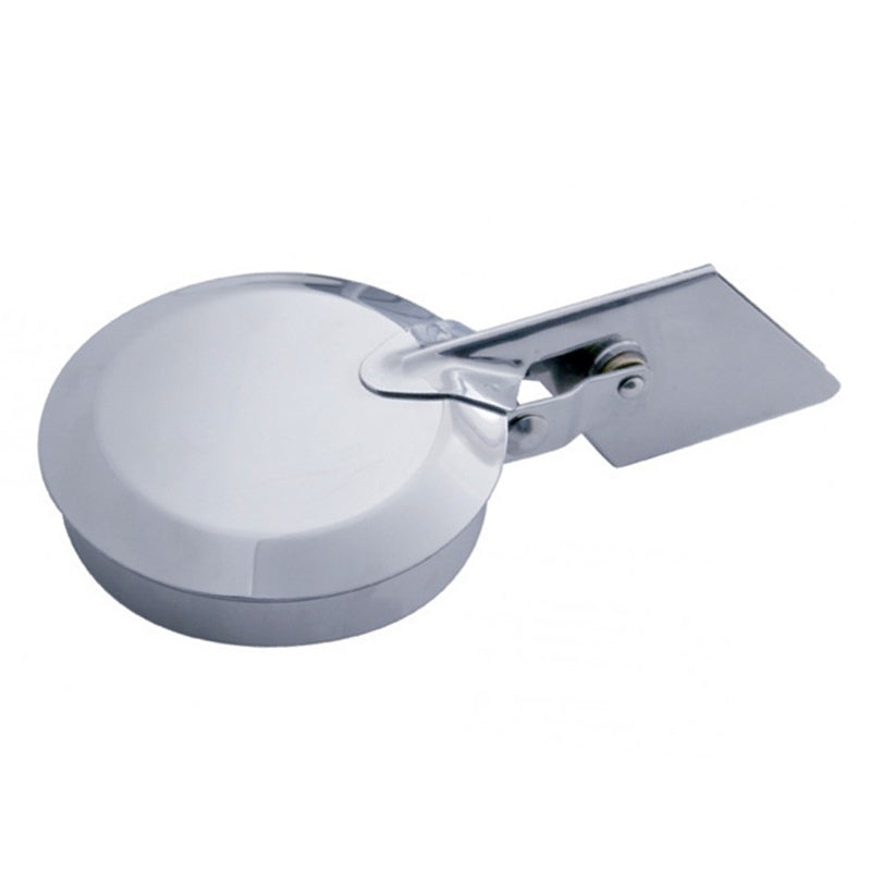 Stainless steel rain cap for straight-cut exhaust stacks - 7" diameter