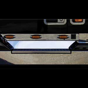 Volvo VN 2003+ stainless steel front kick panel - PAIR
