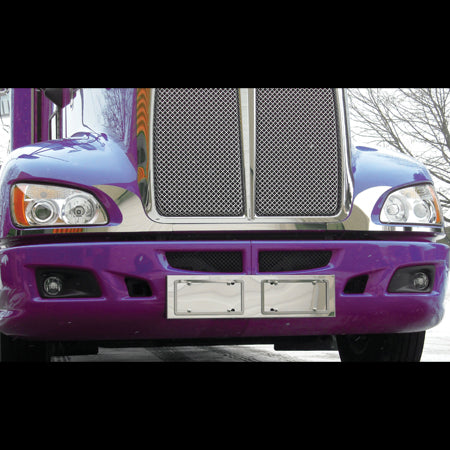 Kenworth T660 stainless steel front of fender/under headlight trim