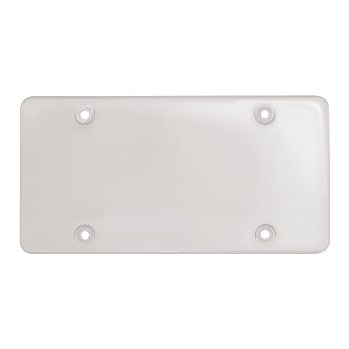 Clear plastic license plate protector bubble style — Empire Chrome
