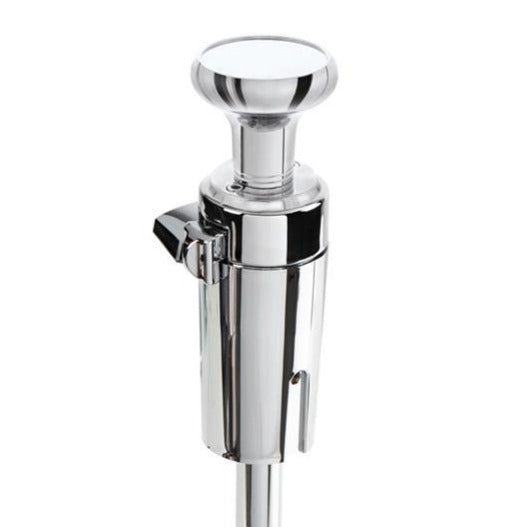 Chrome thread-on gear shift knob - base not included