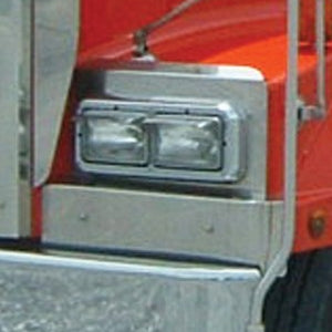 Western Star Constellation 1996-2009 stainless steel fender guard - PAIR