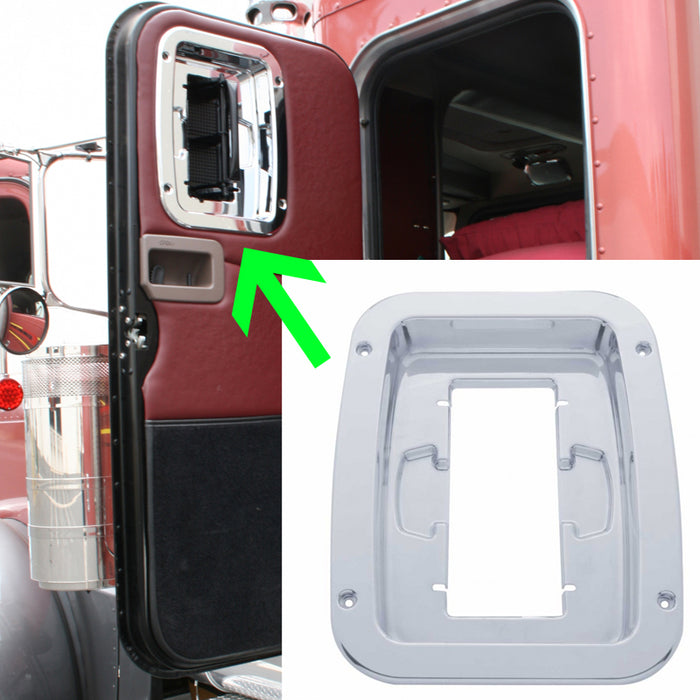 Chrome Ashtray Replacement Chrome Plastic Ashtray Replacement For Peterbilt 359, 379 & Other Class 8 Trucks (1977-2005) Chrome Plastic Ashtray For Peterbilt 359 379 - Foto 13