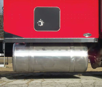 Peterbilt stainless steel 63" Unibilt sleeper light panels w/wing extension, blank - PAIR