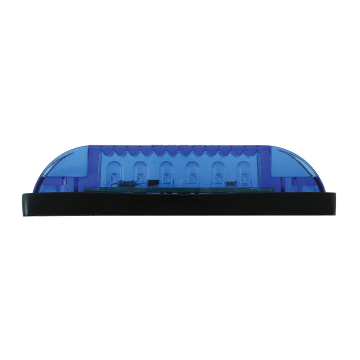 Blue thin line 6 diode LED marker/clearance light