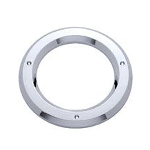 4" round chrome plastic light bezel grommet cover