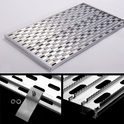 Dyna-Deck top mount modular aluminum deck cover