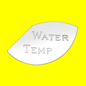 Woody's Kenworth stainless steel gauge emblem