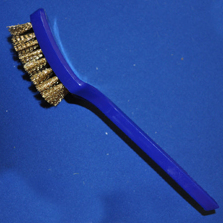 Large brass bristle tire brush