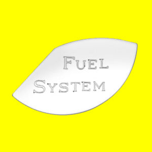 Woody's Kenworth stainless steel gauge emblem