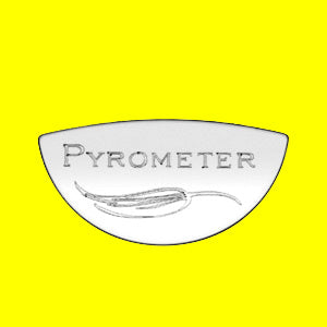 Woody's Kenworth stainless steel gauge emblem