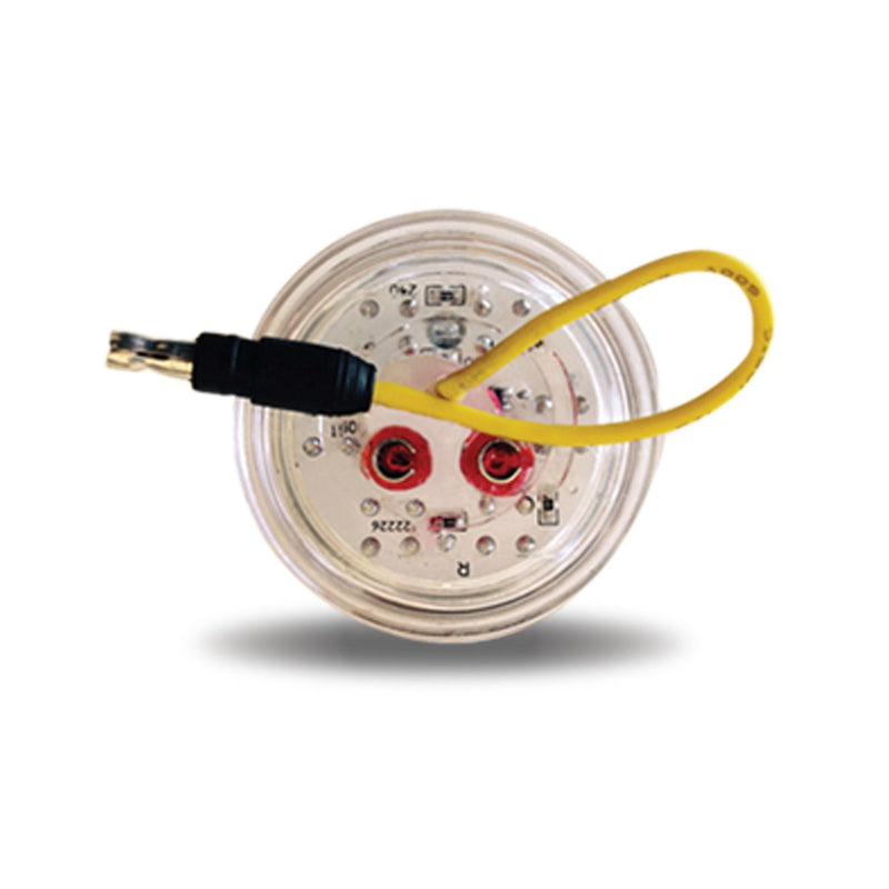 Dual Revolution Red/Green 2" round 7 diode LED marker light