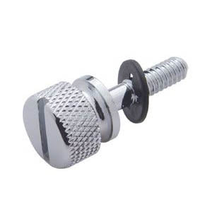 Peterbilt 2001-2006 chrome knurled head dash screw
