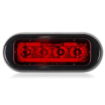 Maxxima Red 8 diode 3.8" x 1.5" low profile surface mount LED strobe light