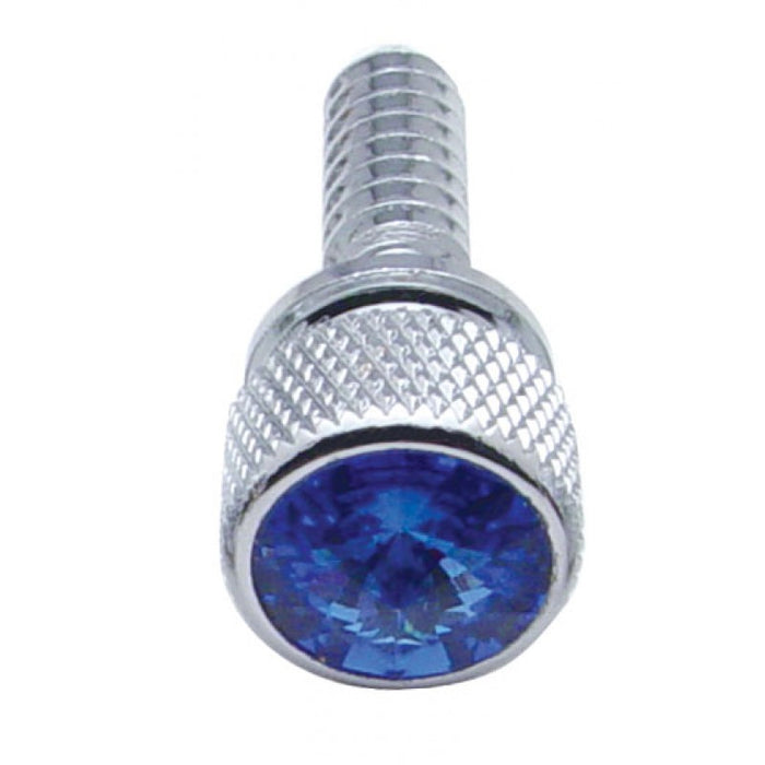 Peterbilt -2000 chrome dash screw with jewel - SINGLE