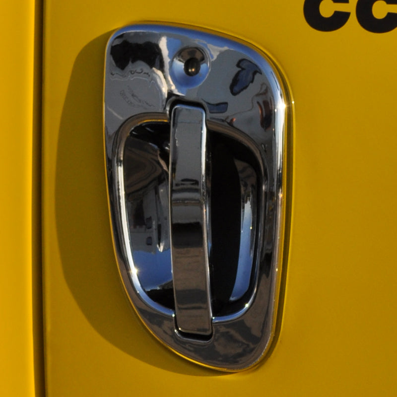 Freightliner Cascadia -2017 chrome plastic exterior door handle cover - SINGLE