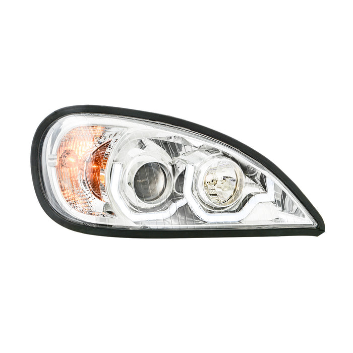 Freightliner Columbia projection-style headlight w/LED position bar