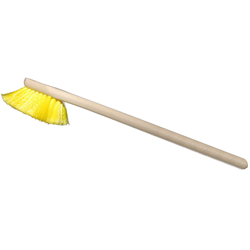 Fender scrub brush with 20" plastic handle