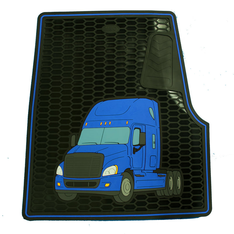 Freightliner Cascadia -2017 rubber floor mat set
