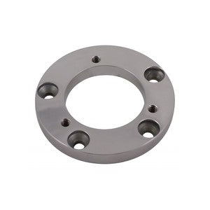 5 hole style to 3 hole style polished aluminum steering wheel hub adapter ring
