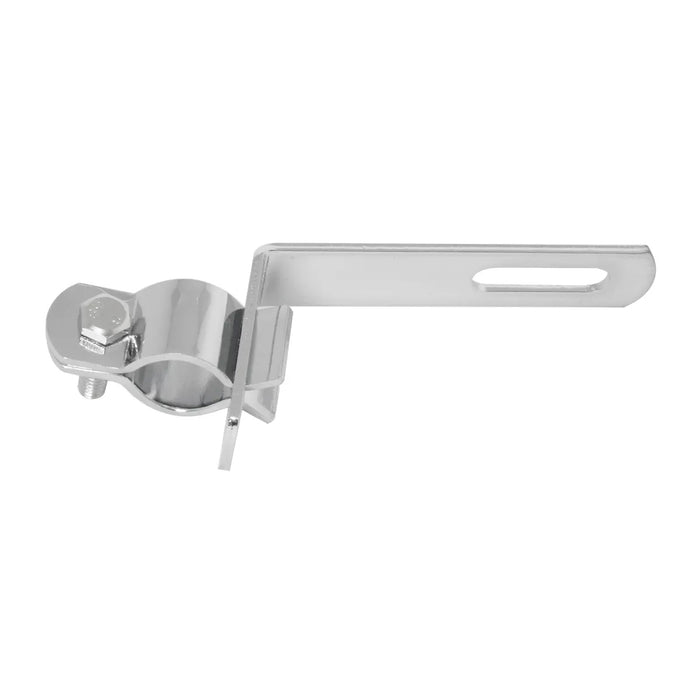 Side mount chrome mirror clamp for outside diameter tubing - 3/4" Diameter